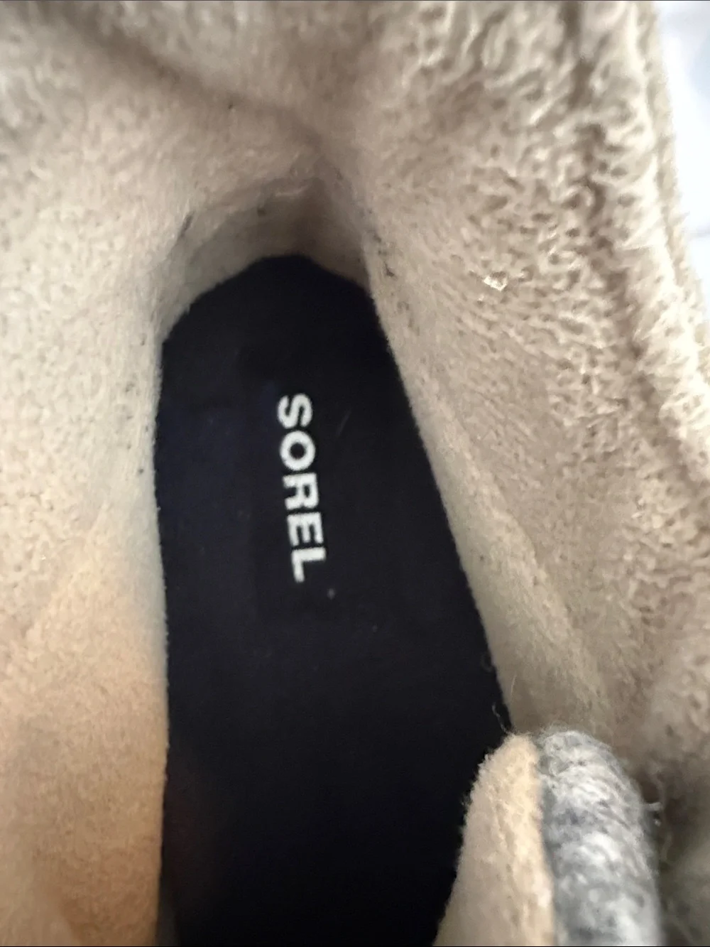 Sorel Beige & Gray Women's Ankle Sneakers with Pink Laces